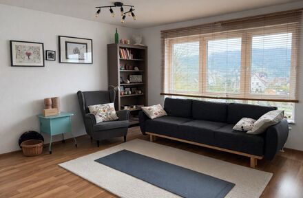 Hell wohnen auf zwei Ebenen - mit Garten, Terrasse und Balkon