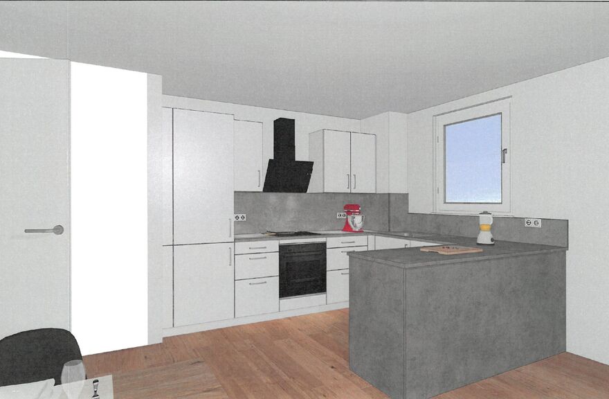 Mit Flair: 3-Zimmer-Wohnung mit Dachterrasse